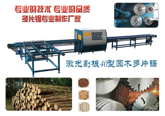 原木多片鋸全自動生產線