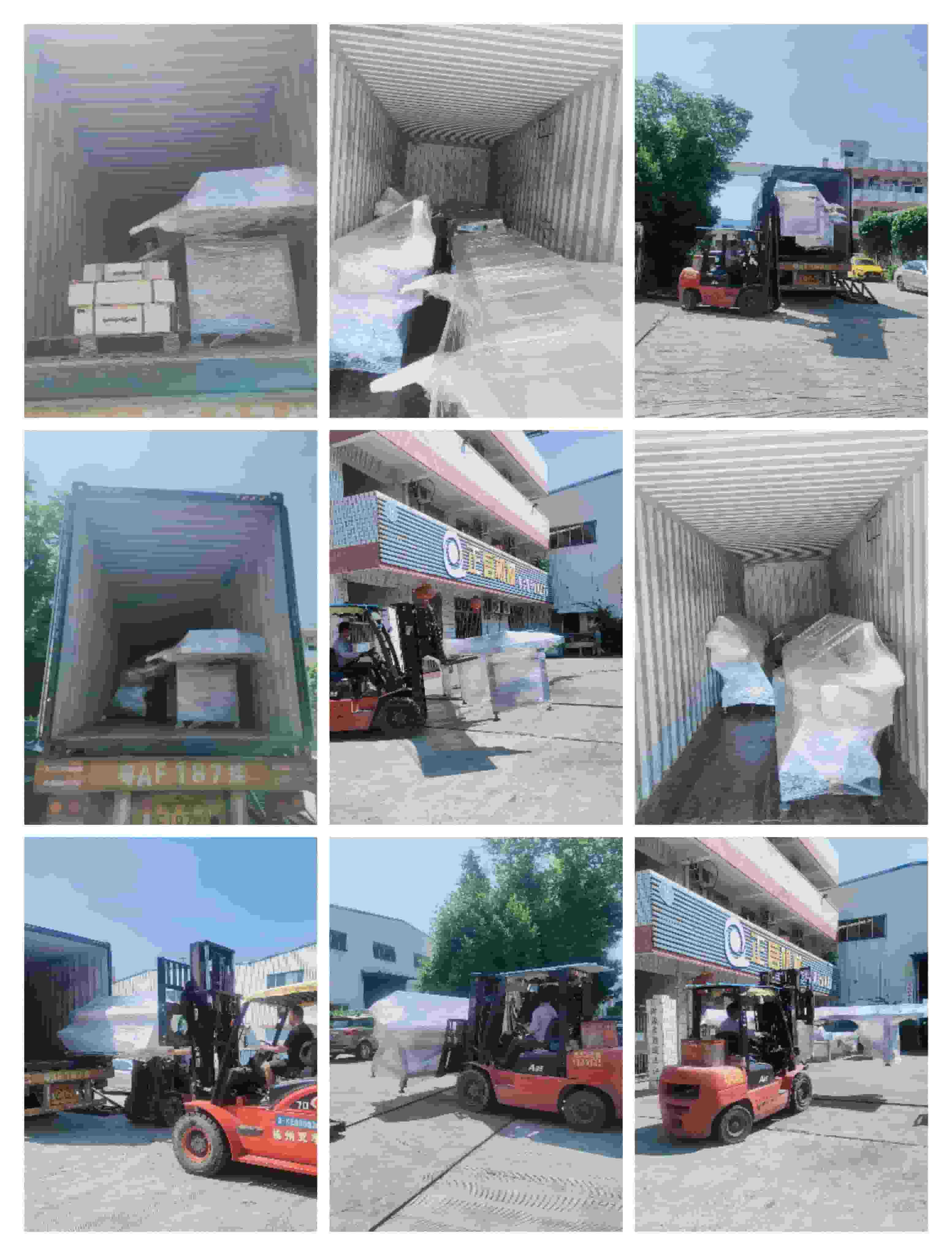 2023年10月12日發(fā)捷裝柜 4號柜-方木自動進料架2個、翻轉自動上料架2個